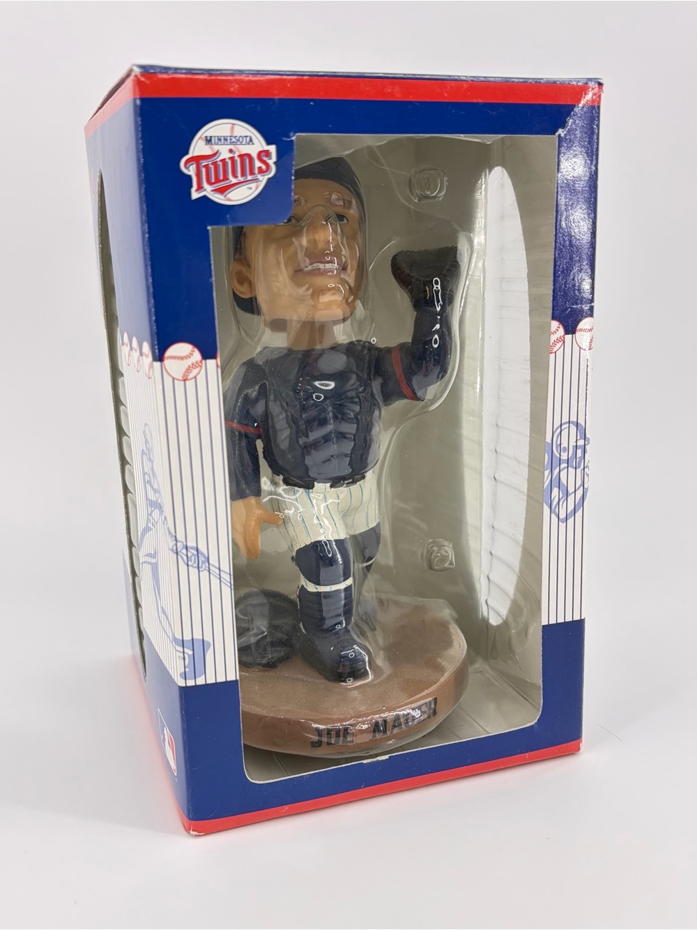 2004 MLB Minnesota Twins Joe Mauer Bobblehead MN Bobble Dobbles